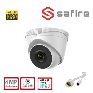 Telecamera Dome IP 4 Megapixel 2,8mm IR 30mt